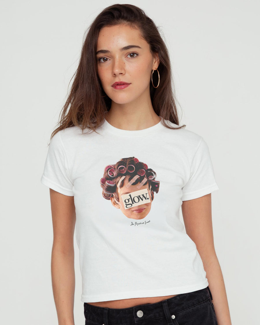 glow baby tee - In Print We Trust