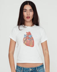heart baby tee - In Print We Trust