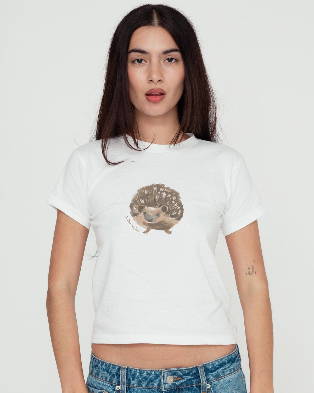 hedgehog baby tee - In Print We Trust