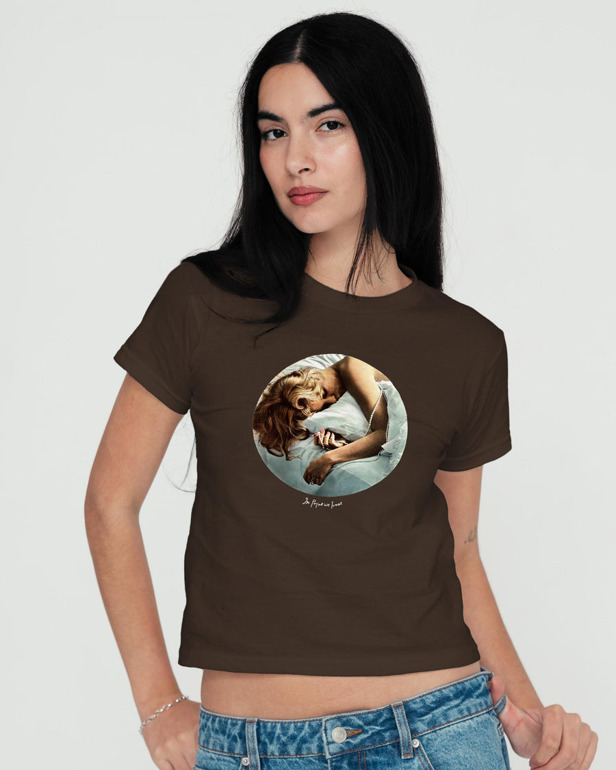 in your dreams baby tee - In Print We Trust