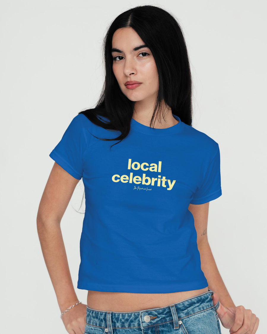 local celebrity baby tee - In Print We Trust