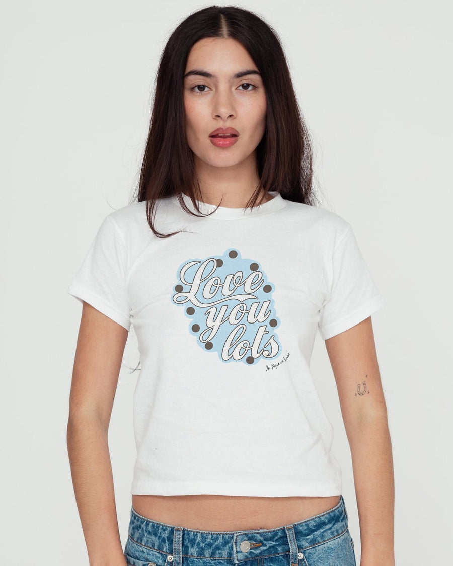 love you lots baby tee - In Print We Trust