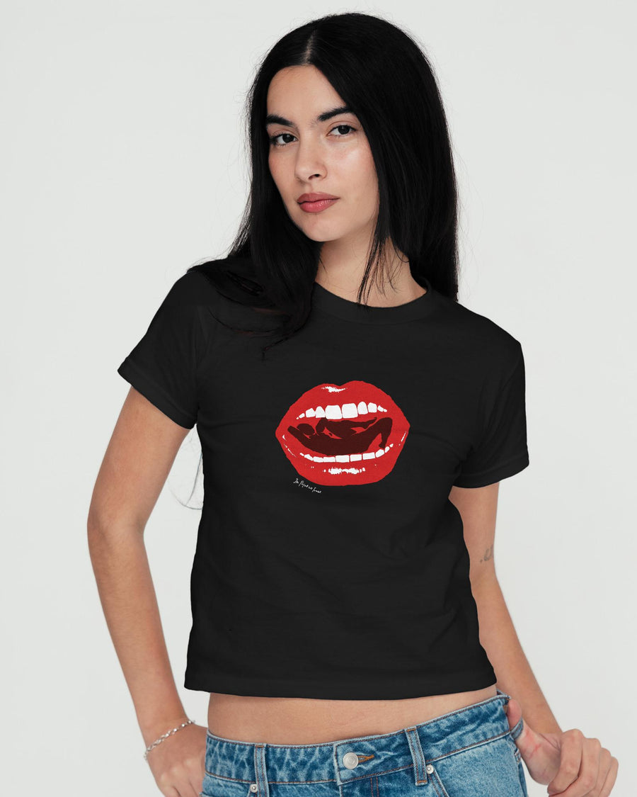 maneater baby tee - In Print We Trust