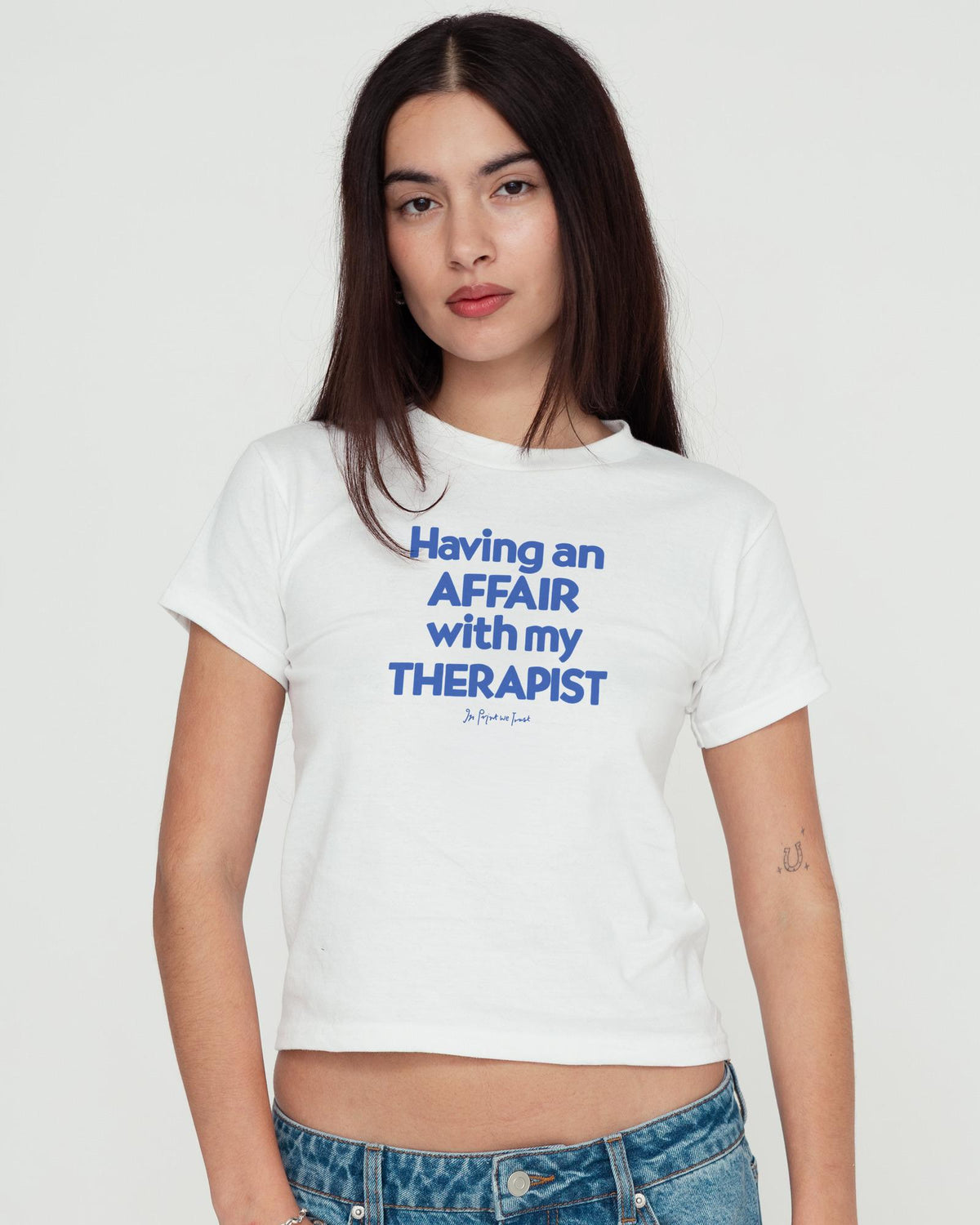 my therapist baby tee - In Print We Trust
