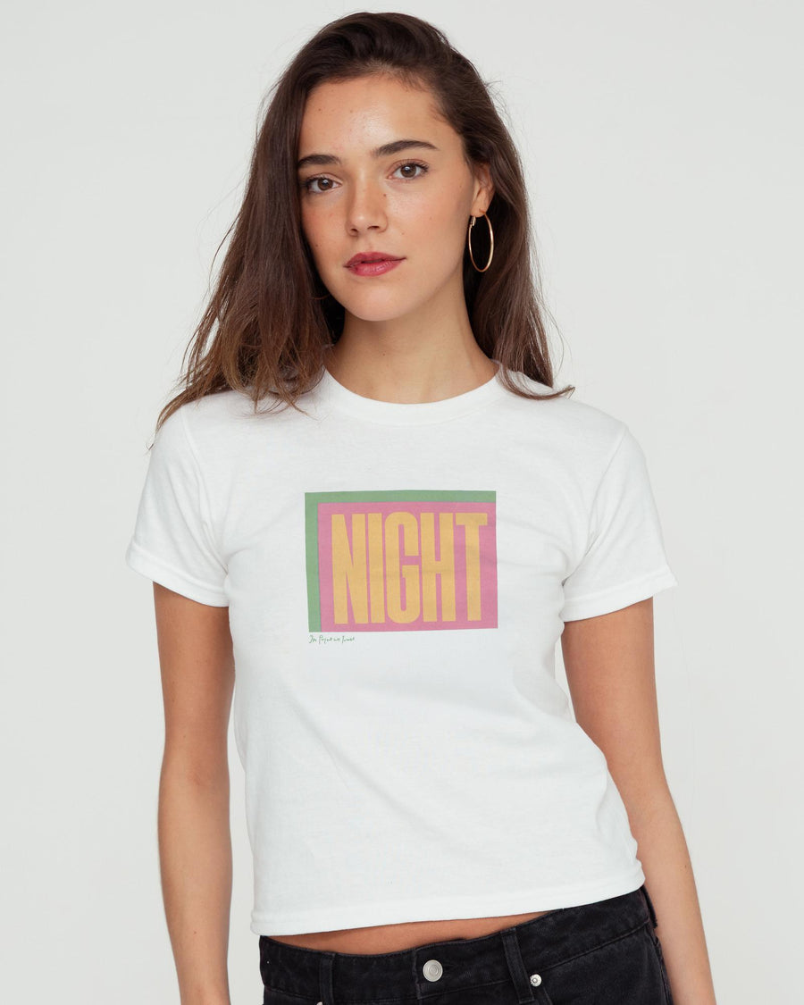 night baby tee - In Print We Trust