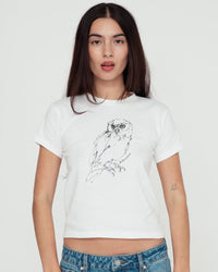 owl baby tee - In Print We Trust