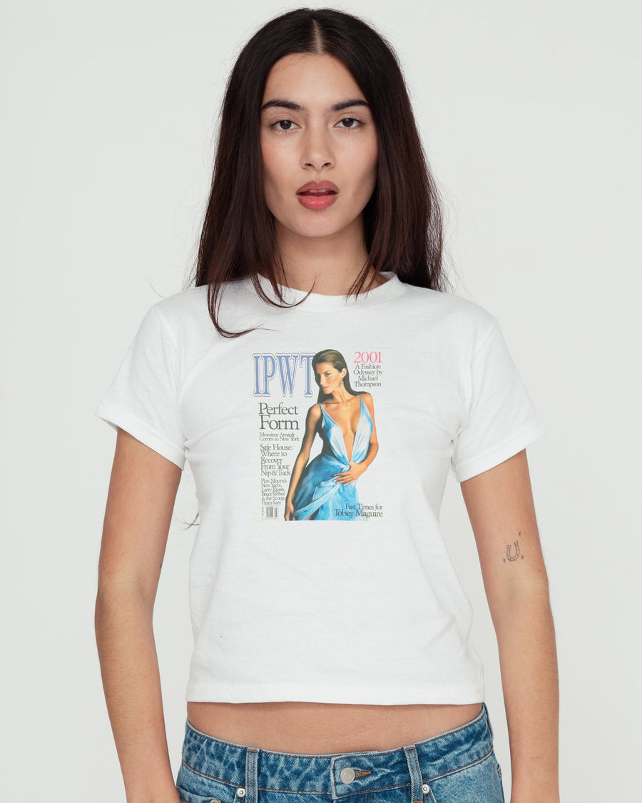 perfect form baby tee - In Print We Trust