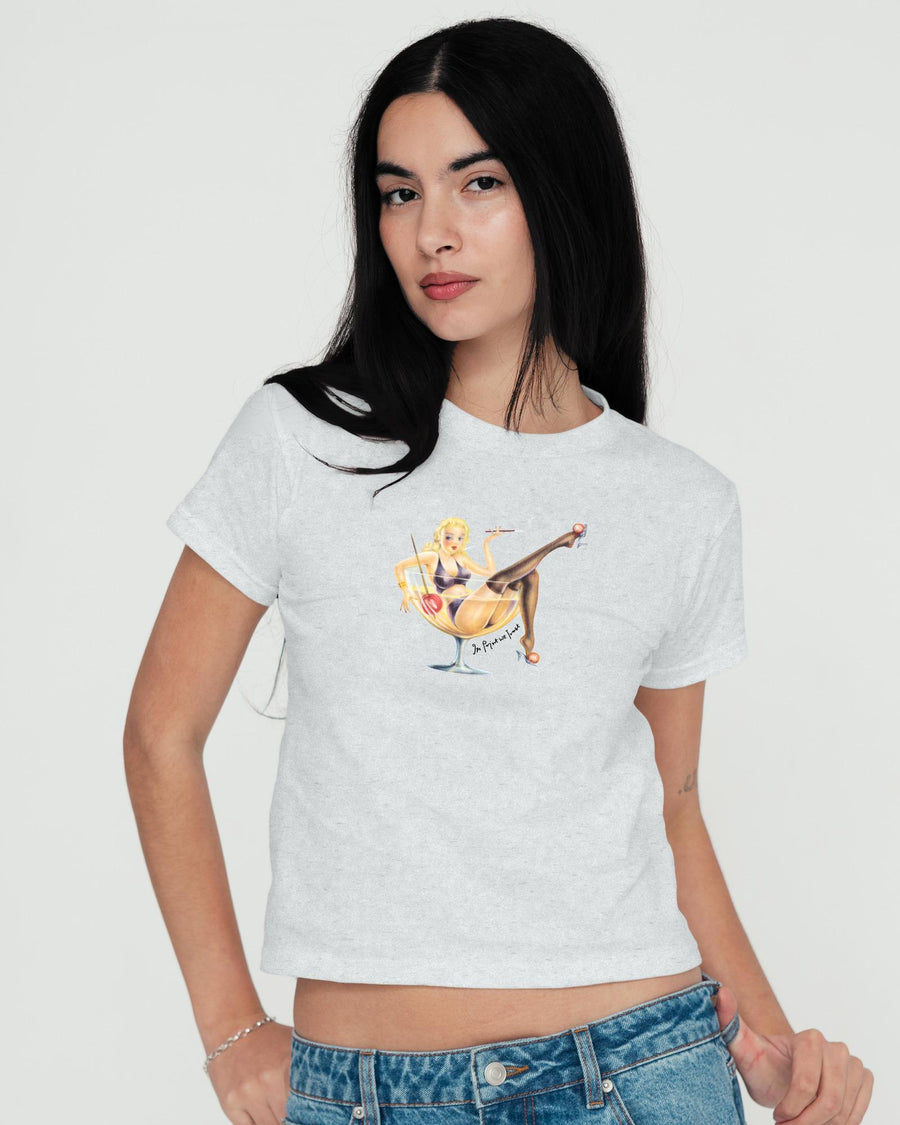 pin up baby tee - In Print We Trust