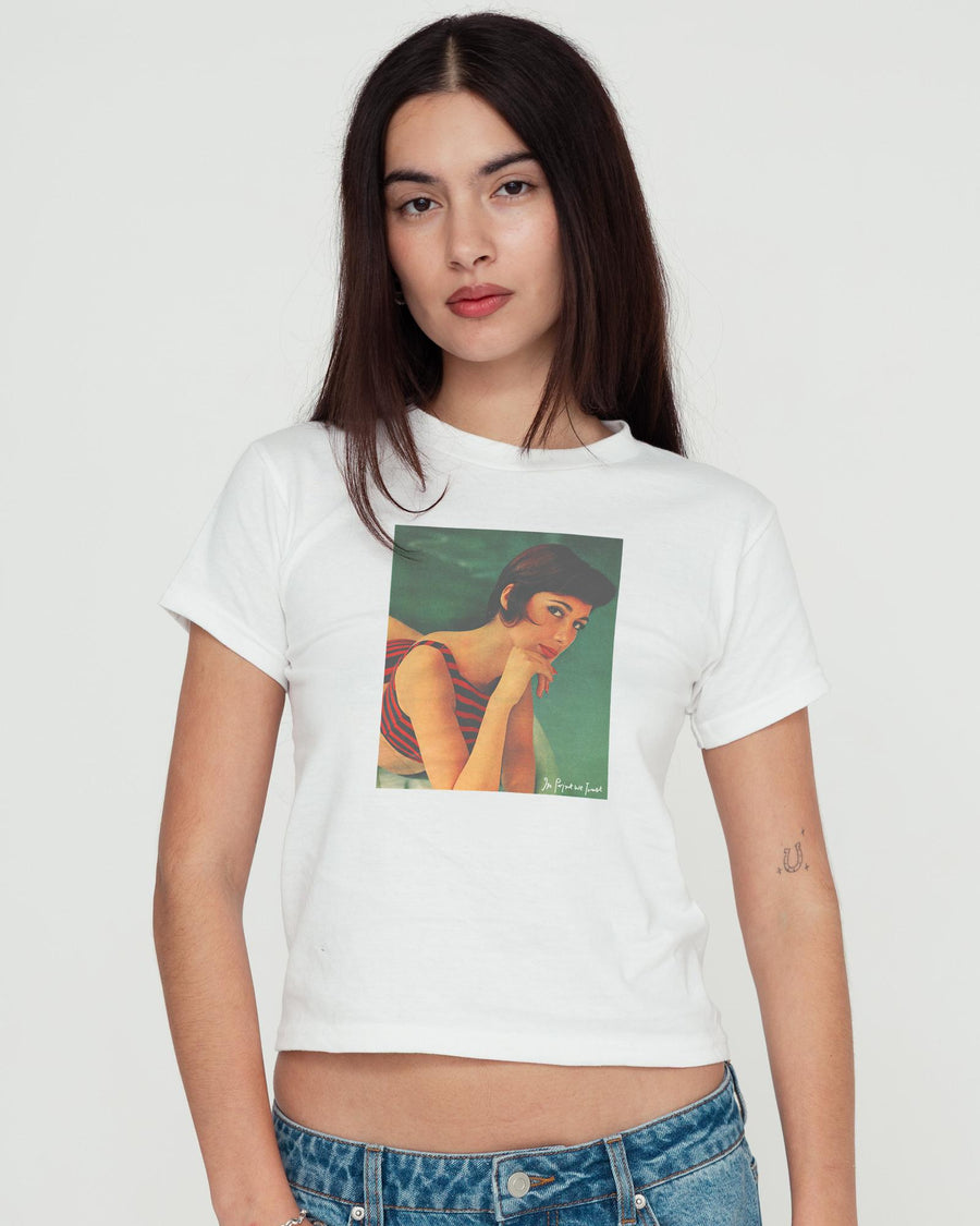 pool girl baby tee - In Print We Trust