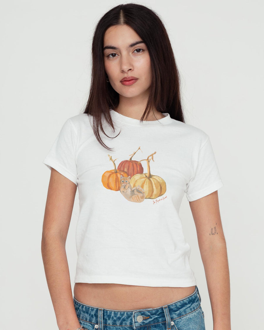 pumpkin patch baby tee - In Print We Trust