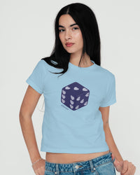 roll the dice baby tee - In Print We Trust