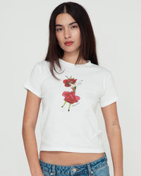 rose fairy baby tee - In Print We Trust