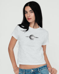 saturn baby tee - In Print We Trust