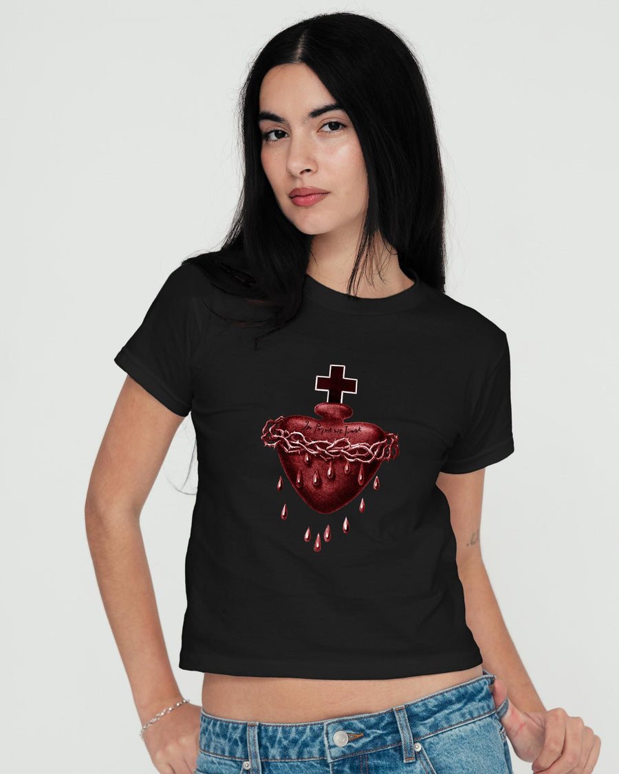 save your tears baby tee - In Print We Trust