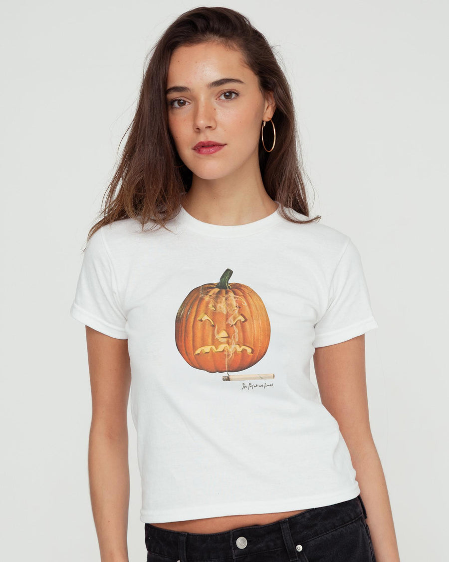 smoking baby tee - In Print We Trust