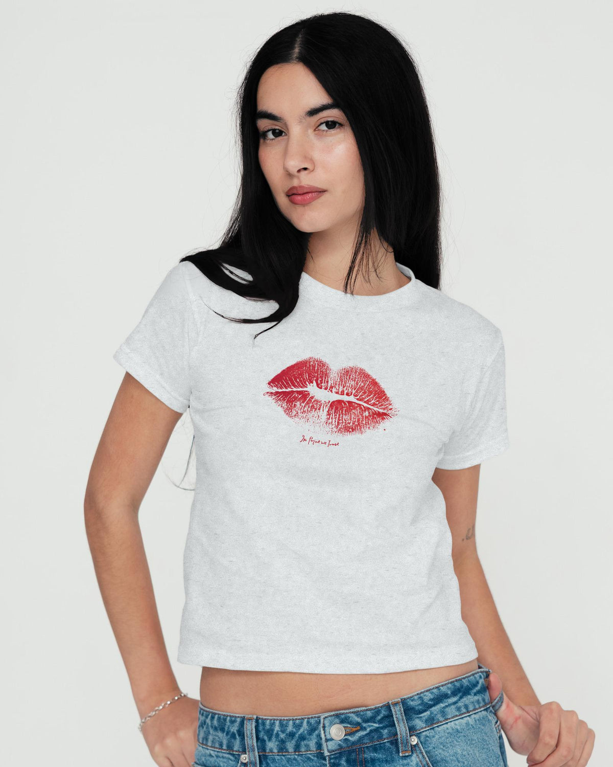 smooch baby tee - In Print We Trust