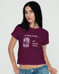 so many books baby tee - In Print We Trust