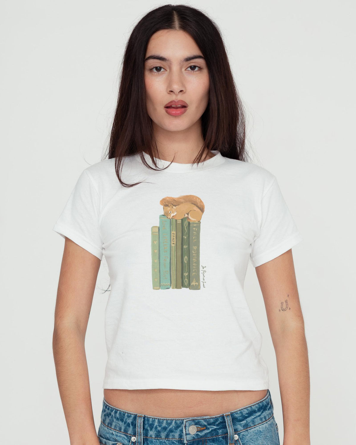 squirrel baby tee - In Print We Trust