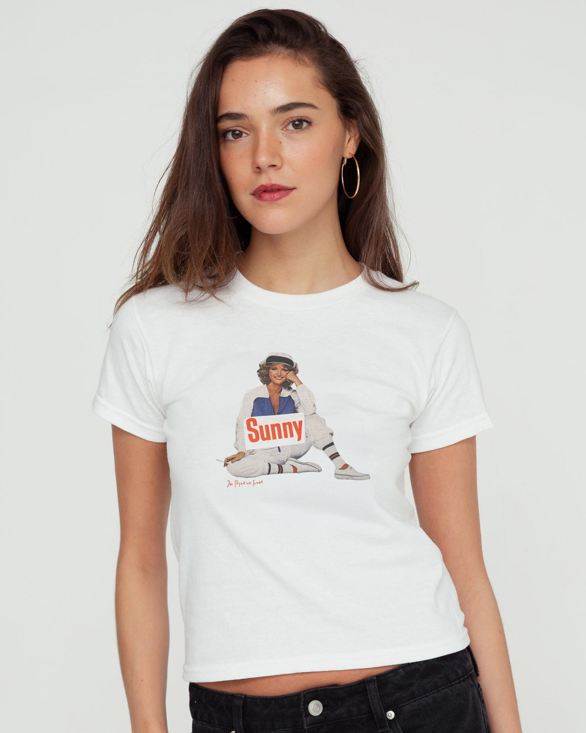 sunny girl baby tee - In Print We Trust