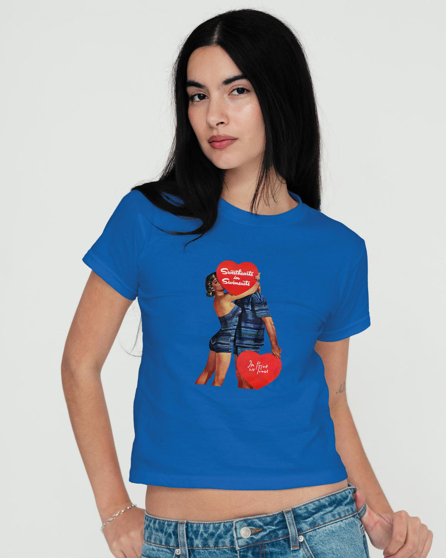 sweethearts baby tee - In Print We Trust