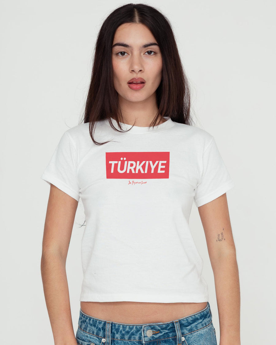 türkiye baby tee - In Print We Trust