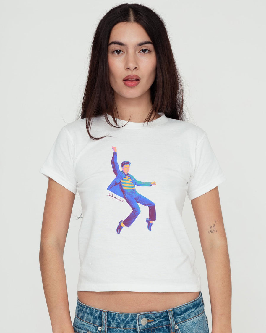the king baby tee - In Print We Trust