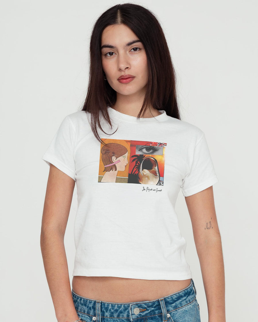 tropical baby tee - In Print We Trust