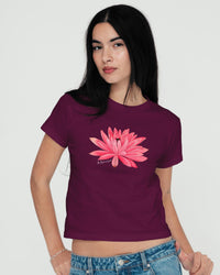 water lily baby tee - In Print We Trust