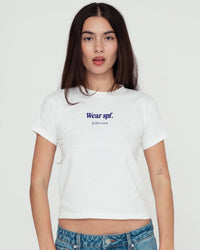 wear spf baby tee - In Print We Trust