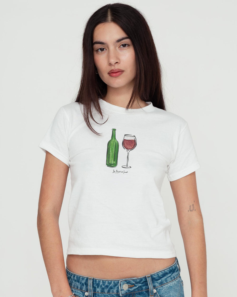 wine baby tee - In Print We Trust