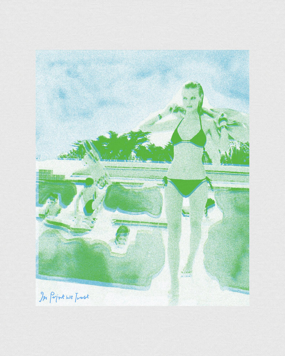a dip in the pool baby tee - In Print We Trust