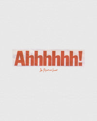 ahhhhhh! baby tee - In Print We Trust