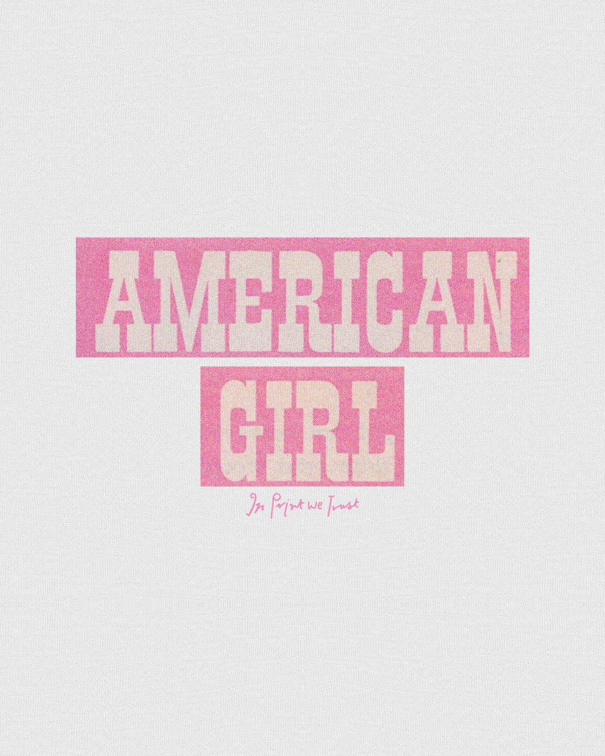 american girl baby tee - In Print We Trust