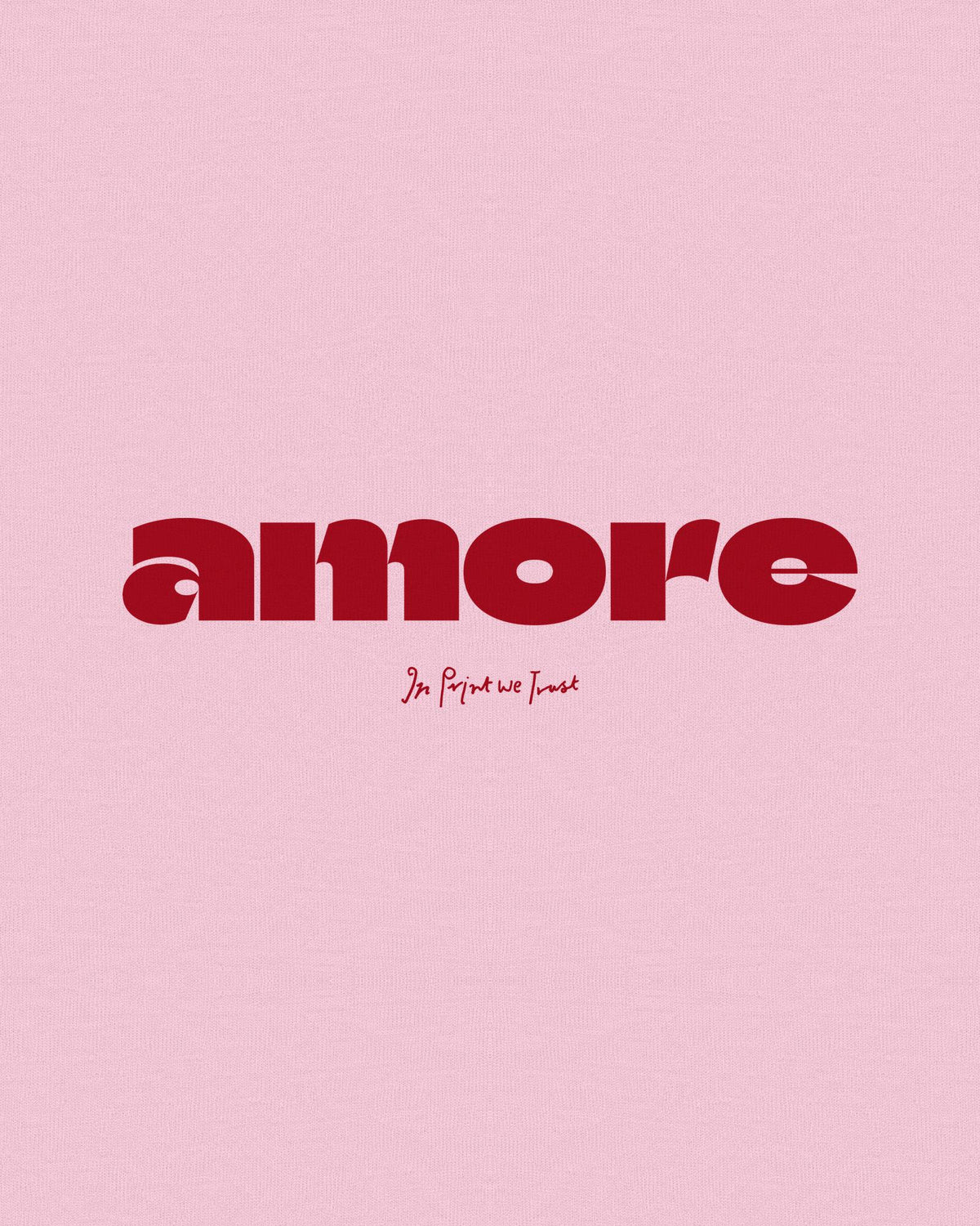 amore baby tee - In Print We Trust
