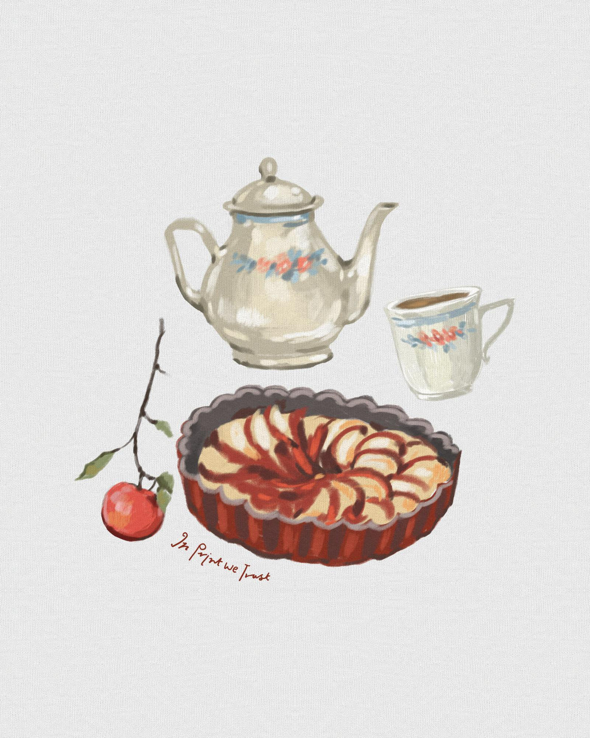 apple pie baby tee - In Print We Trust