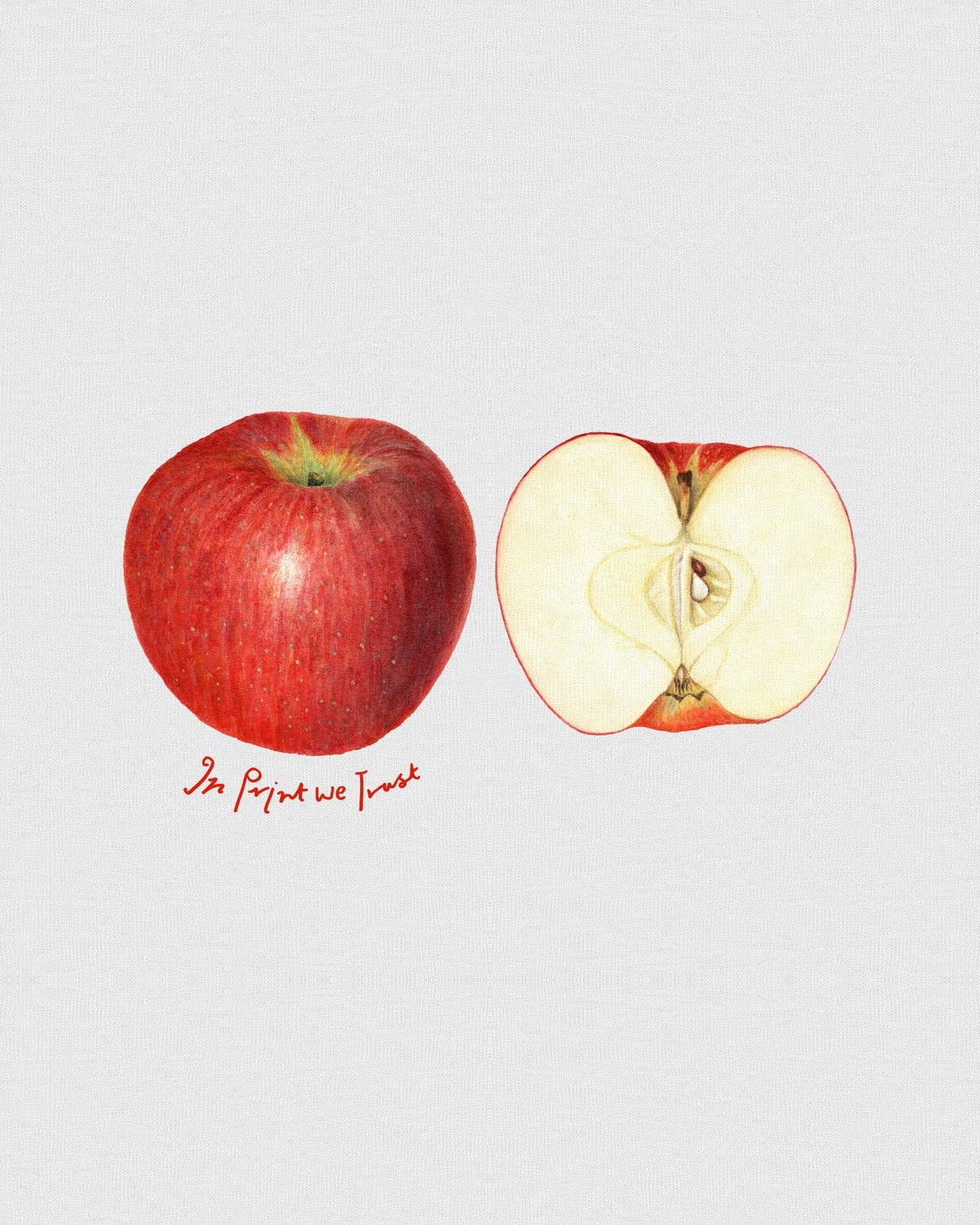 apples baby tee - In Print We Trust