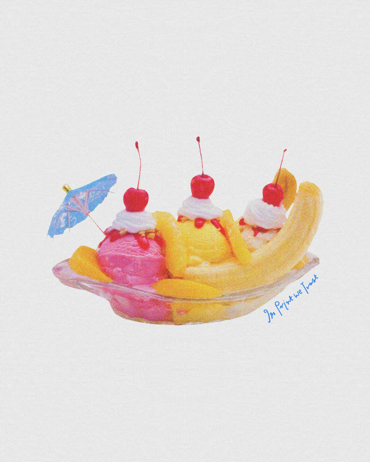 banana split baby tee - In Print We Trust