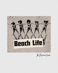 beach life baby tee - In Print We Trust