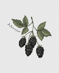 blackberry baby tee - In Print We Trust
