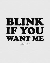 blink baby tee - In Print We Trust