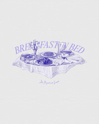breakfast in bed baby tee - In Print We Trust