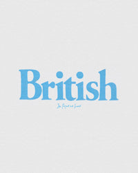british baby tee - In Print We Trust