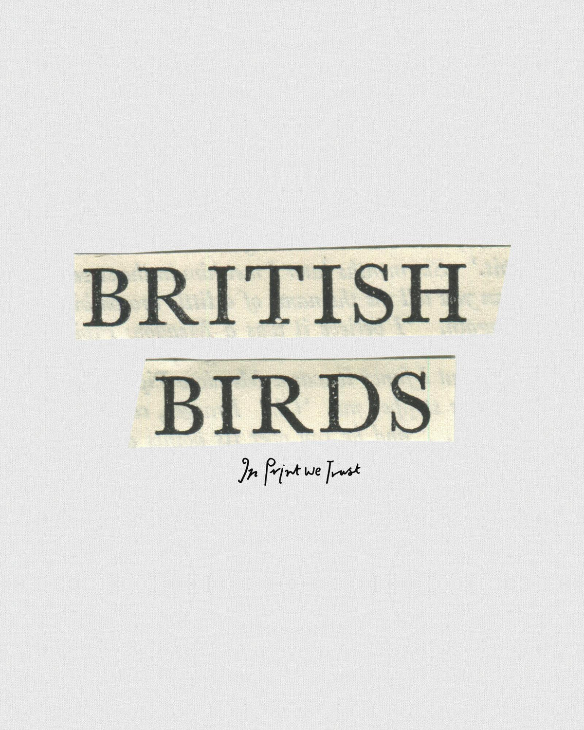 british birds baby tee - In Print We Trust