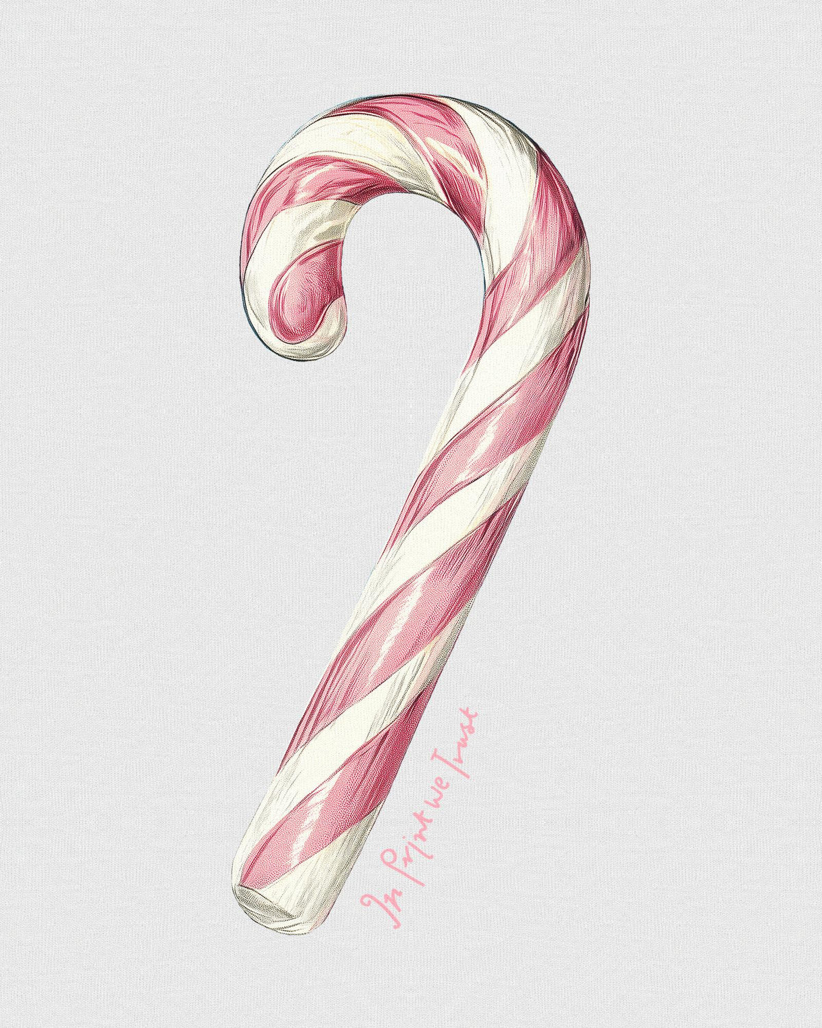 candy cane baby tee - In Print We Trust