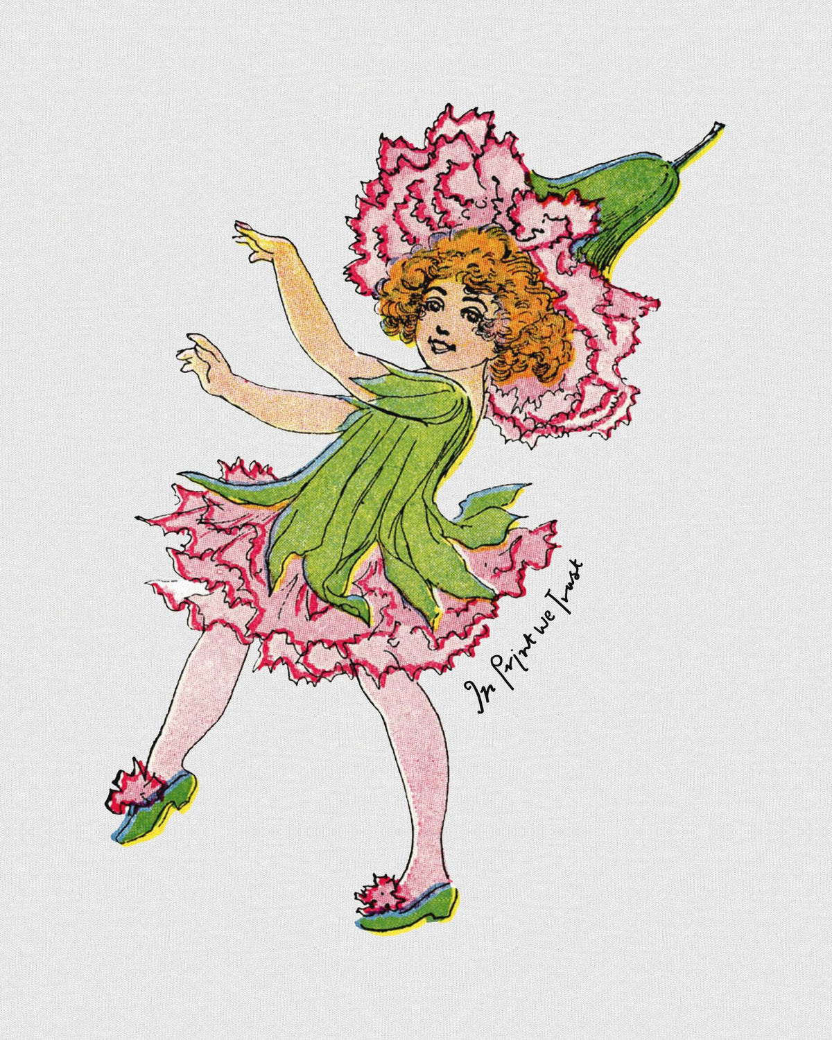 carnation fairy baby tee - In Print We Trust