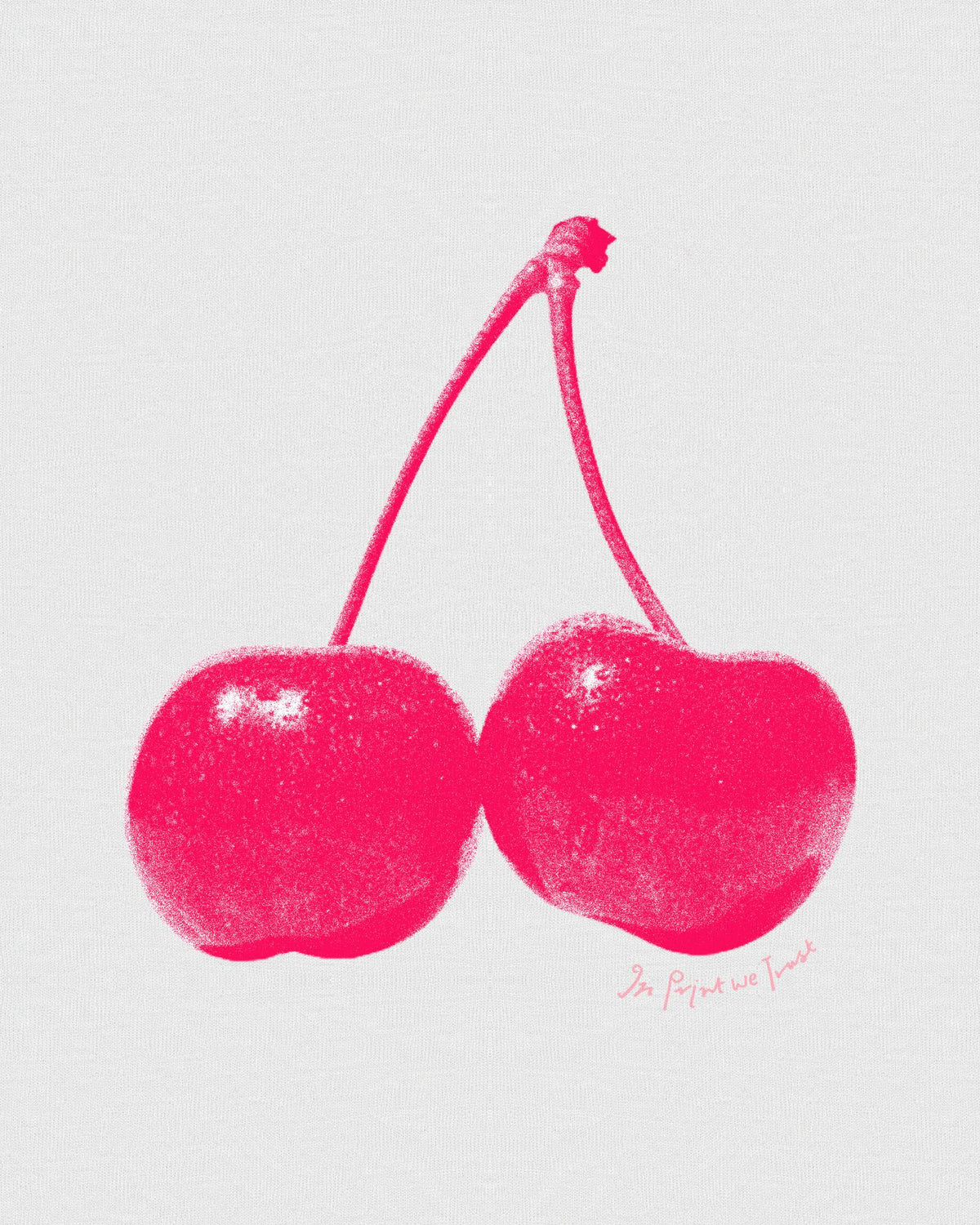cherry baby tee - In Print We Trust