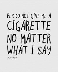 cigarette baby tee - In Print We Trust
