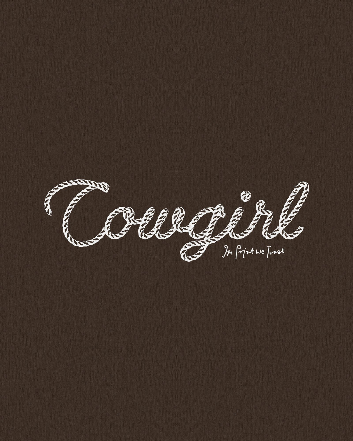 cowgirl baby tee - In Print We Trust