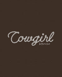cowgirl baby tee - In Print We Trust