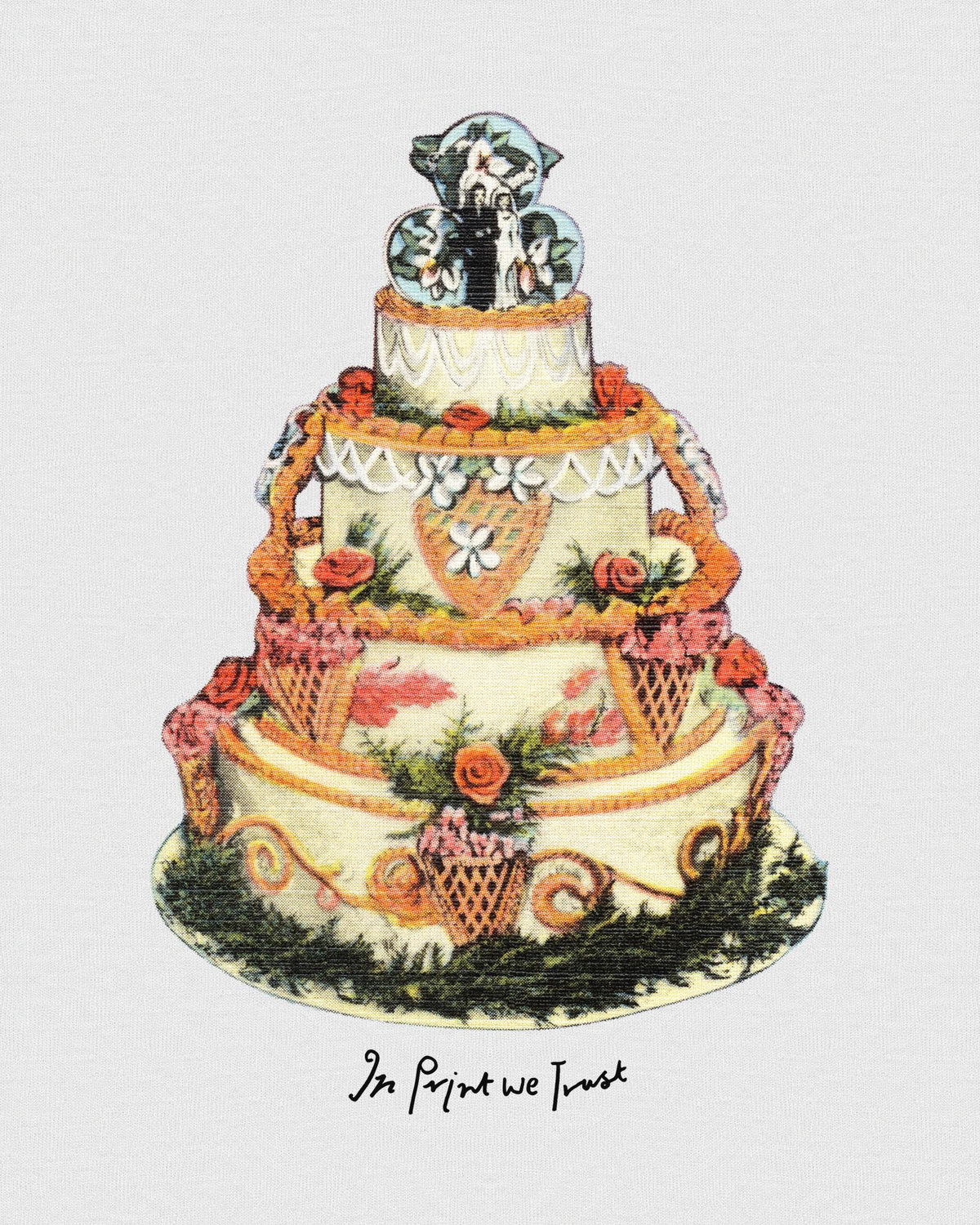 cut the cake baby tee - In Print We Trust